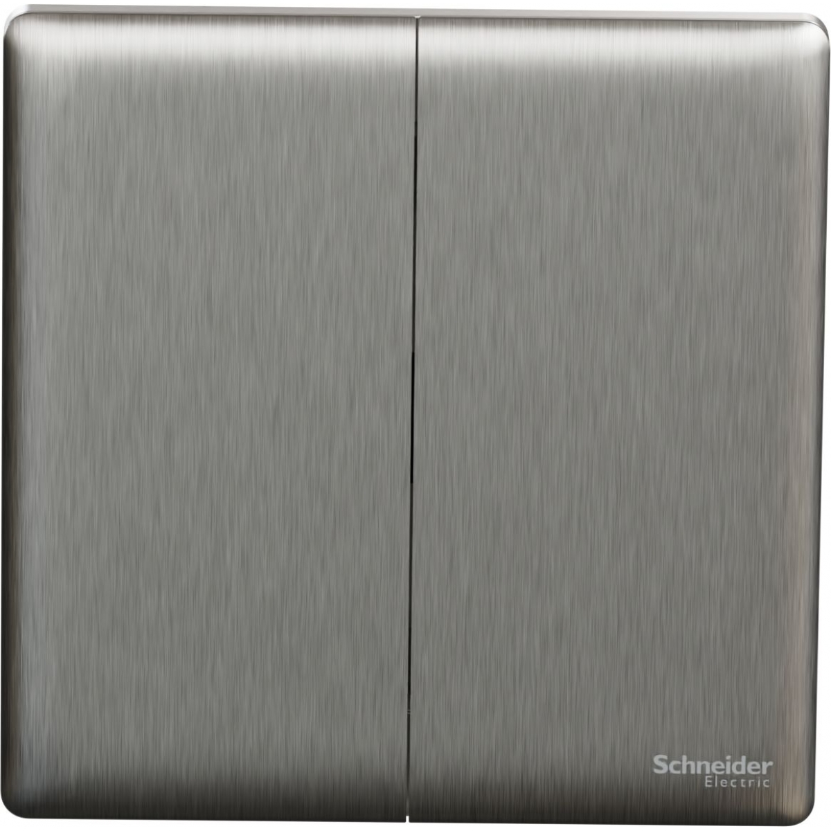 Schneider Electric UNICA X 16AX 雙位雙控開關掣 (炫星銀) | NUX32_2_SS